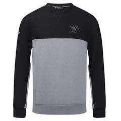 NHL Pittsburgh Penguins Levelwear Legacy Nightfall Pullover Sweatshirt - Black/Gray