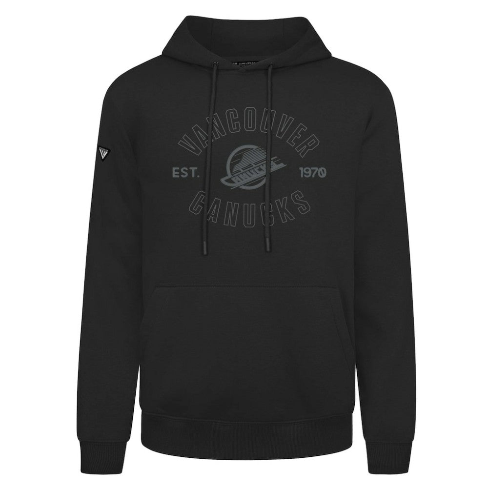 NHL Vancouver Canucks Levelwear Podium Abyssal Pullover Hoodie - Black