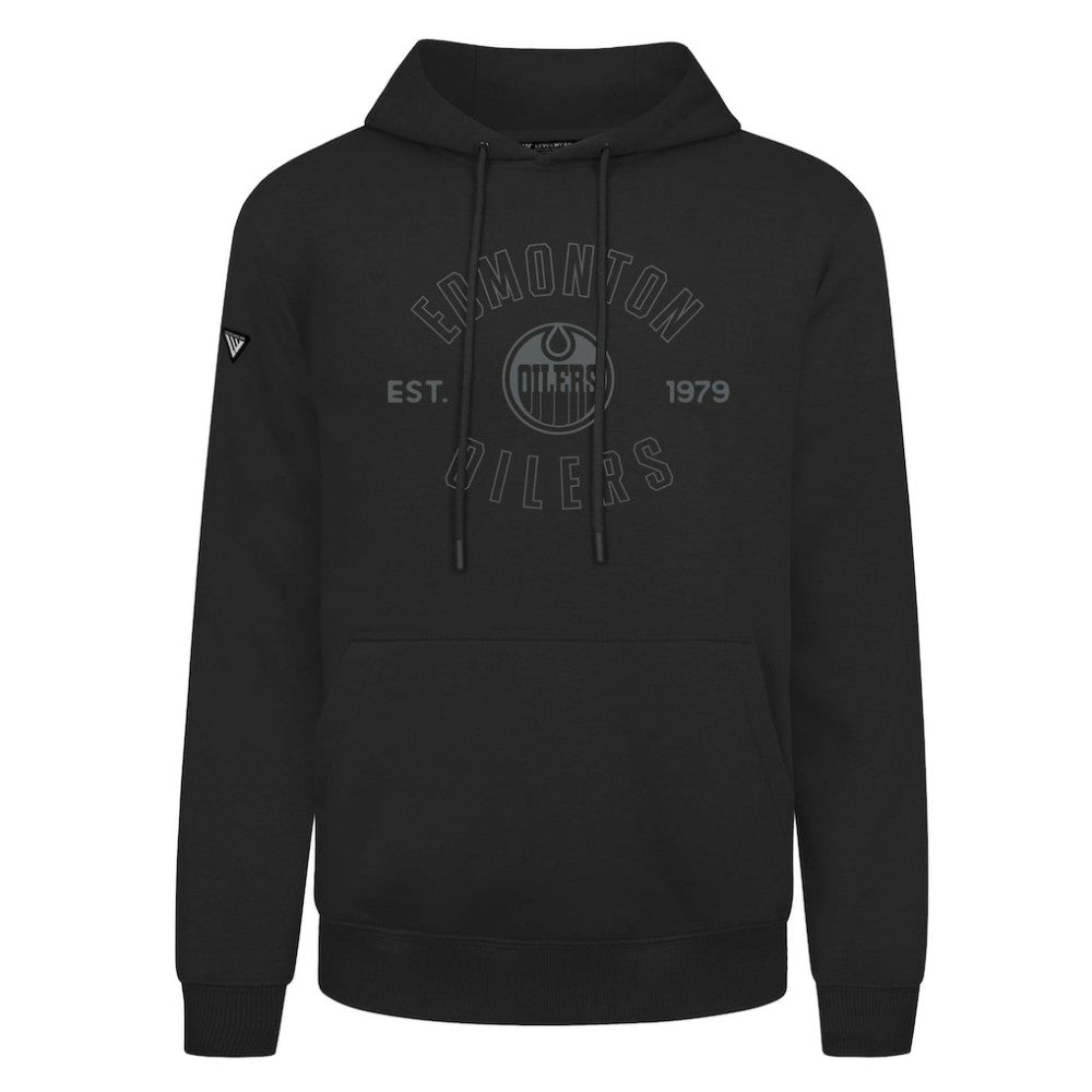 NHL Edmonton Oilers Levelwear Podium Abyssal Pullover Hoodie - Black