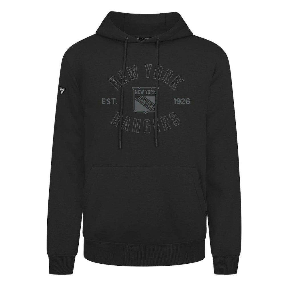 NHL New York Rangers Levelwear Podium Abyssal Pullover Hoodie - Black