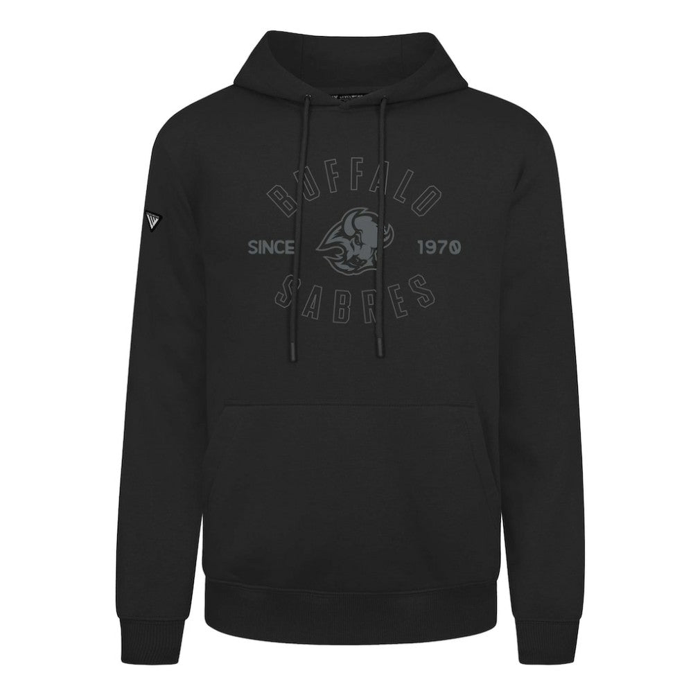 NHL Buffalo Sabres Levelwear Podium Abyssal Pullover Hoodie - Black