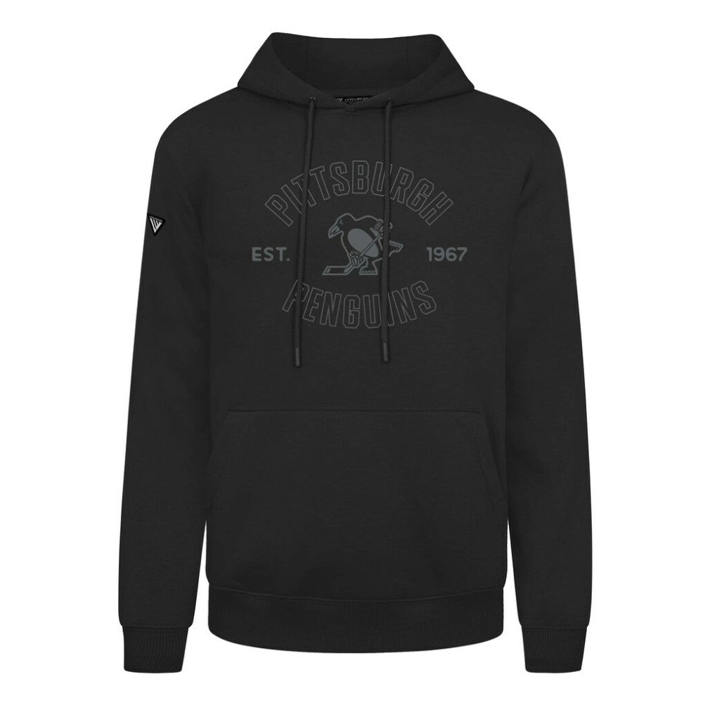 NHL Pittsburgh Penguins Levelwear Podium Abyssal Pullover Hoodie - Black