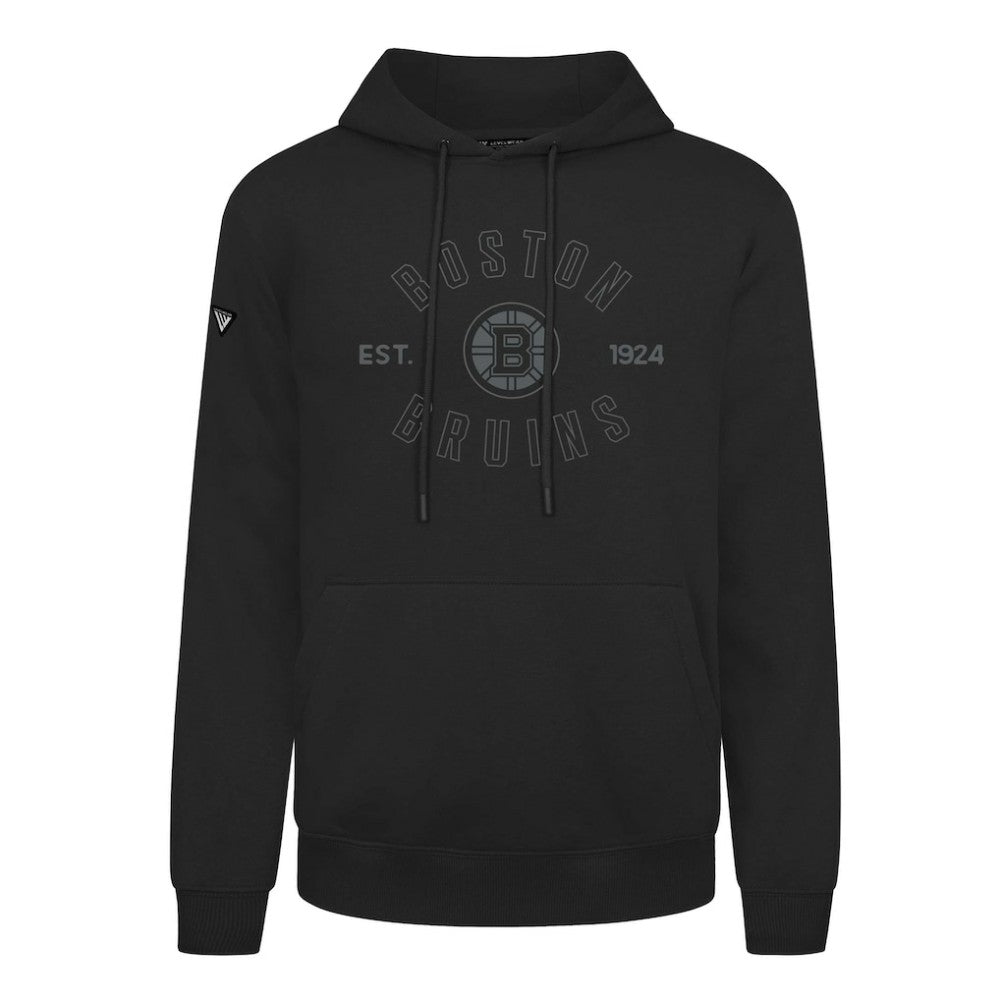 NHL Boston Bruins Levelwear Podium Abyssal Pullover Hoodie - Black
