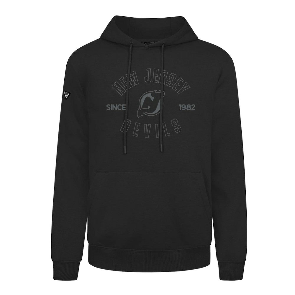 NHL New Jersey Devils Levelwear Podium Abyssal Pullover Hoodie - Black