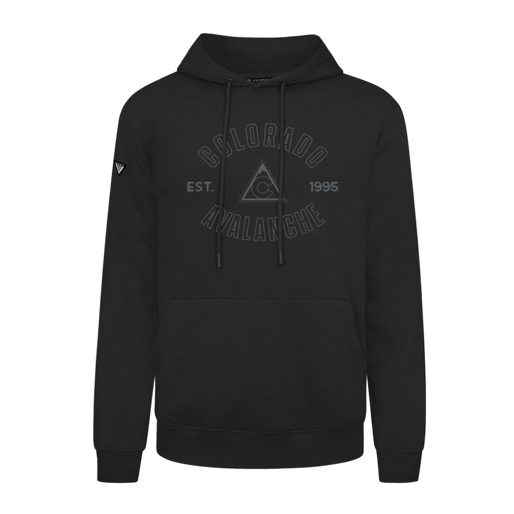 NHL Colorado Avalanche Levelwear Podium Abyssal Pullover Hoodie - Black