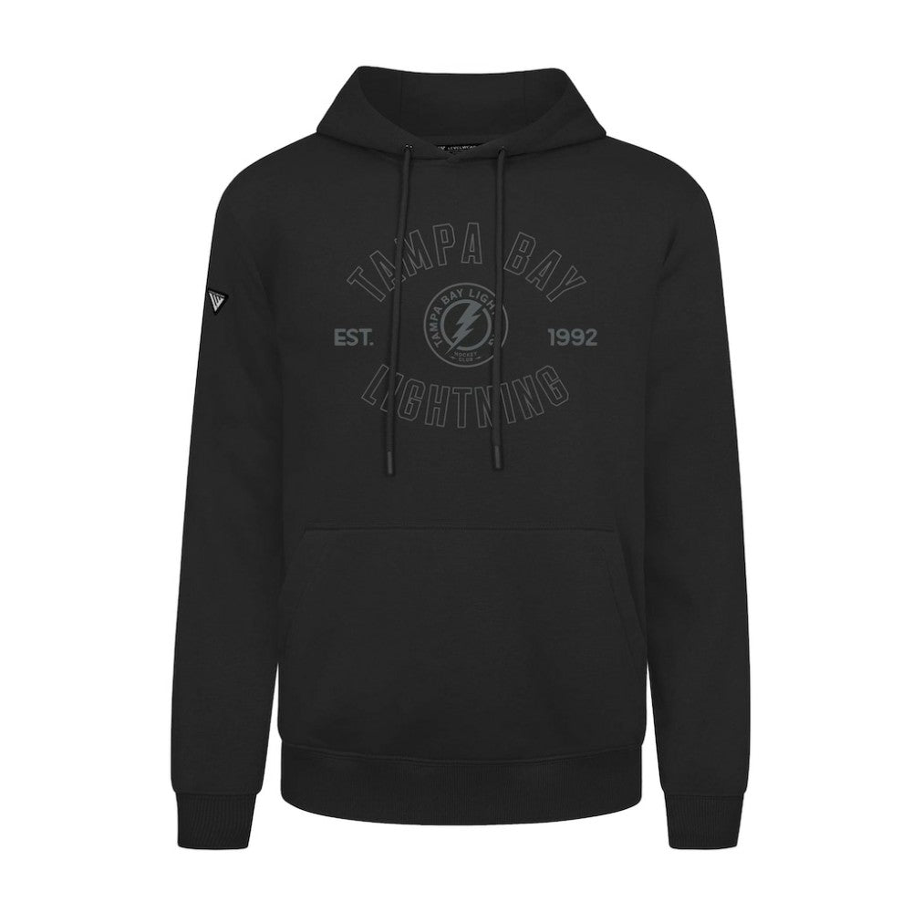 NHL Tampa Bay Lightning Levelwear Podium Abyssal Pullover Hoodie - Black
