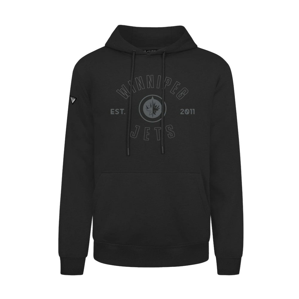 NHL Winnipeg Jets Levelwear Podium Abyssal Pullover Hoodie - Black