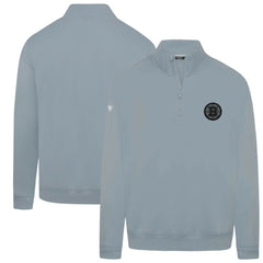 NHL Boston Bruins Levelwear Murray Nightfall Quarter-Zip Jacket - Gray
