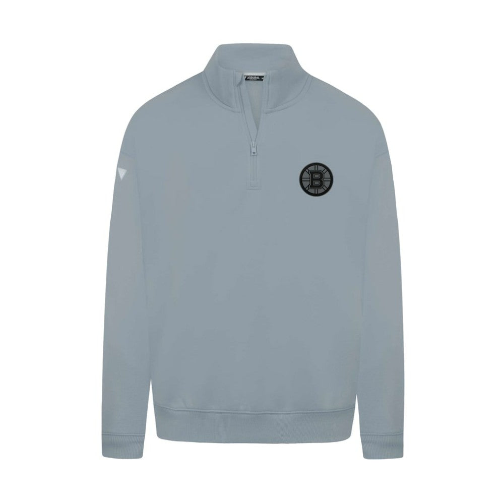 NHL Boston Bruins Levelwear Murray Nightfall Quarter-Zip Jacket - Gray