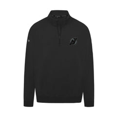 NHL New Jersey Devils Levelwear Murray Nightfall Quarter-Zip Jacket - Black