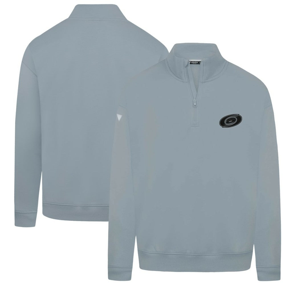 NHL Carolina Hurricanes Levelwear Murray Nightfall Quarter-Zip Jacket - Gray