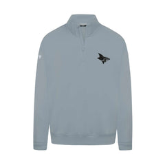 NHL San Jose Sharks Levelwear Murray Nightfall Quarter-Zip Jacket - Gray
