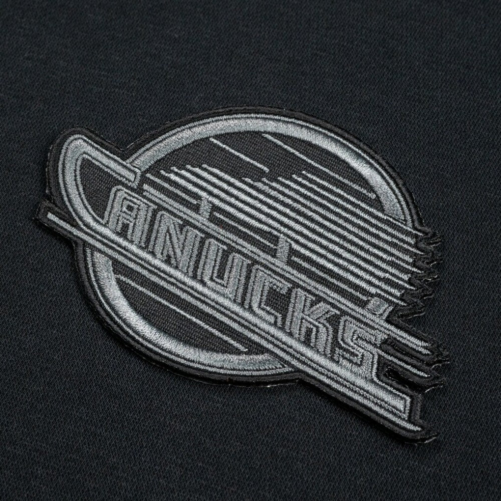 NHL Vancouver Canucks Levelwear Murray Nightfall Quarter-Zip Jacket - Black