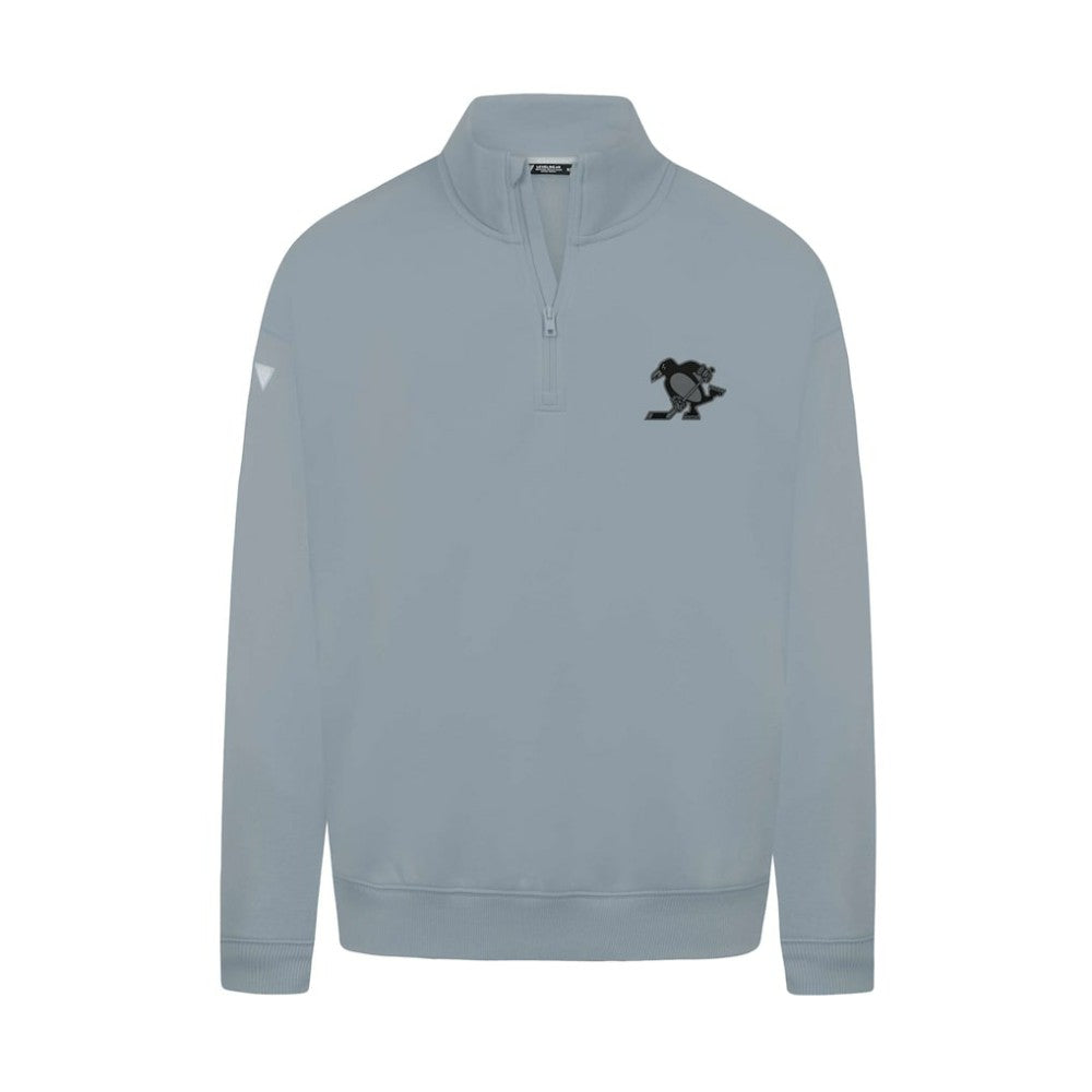 NHL Pittsburgh Penguins Levelwear Murray Nightfall Quarter-Zip Jacket - Gray