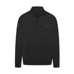 NHL Montreal Canadiens Levelwear Murray Nightfall Quarter-Zip Jacket - Black