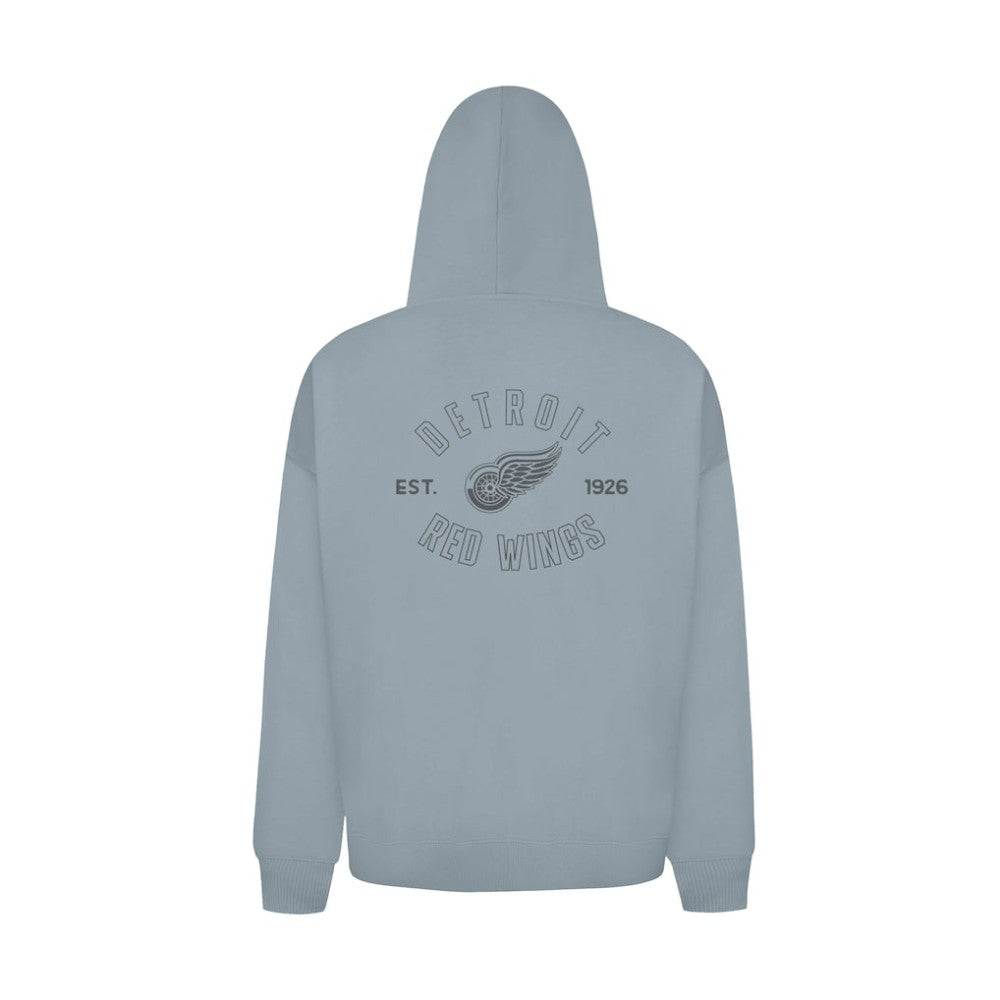 NHL Detroit Red Wings Levelwear Uphill Abyssal Full-Zip Hoodie - Gray