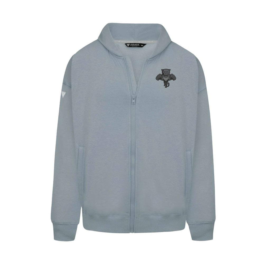 NHL Florida Panthers Levelwear Uphill Abyssal Full-Zip Hoodie - Gray