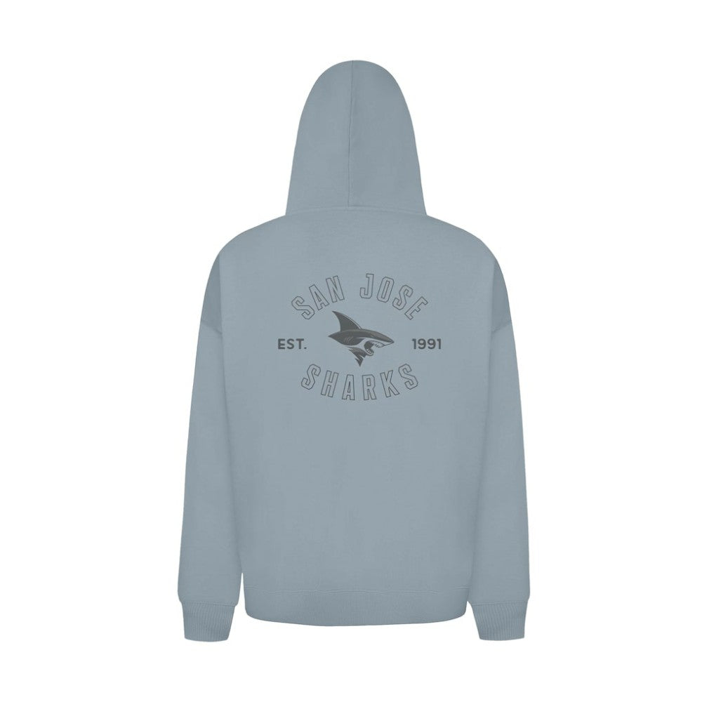 NHL San Jose Sharks Levelwear Uphill Abyssal Full-Zip Hoodie - Gray