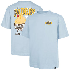 San Diego Padres '47 Ice Cream Parlor Foundation T-Shirt - Light Blue T-shirts