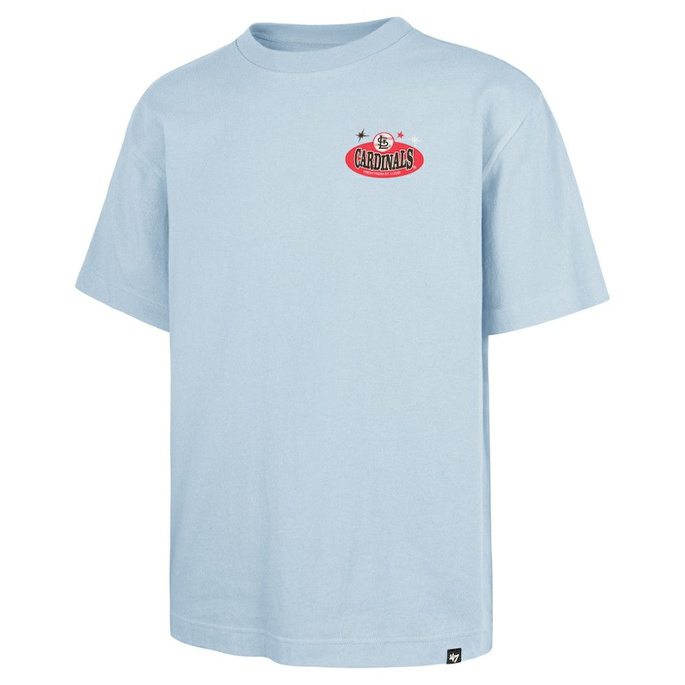 St. Louis Cardinals '47 Ice Cream Parlor Foundation T-Shirt - Light Blue T-shirts