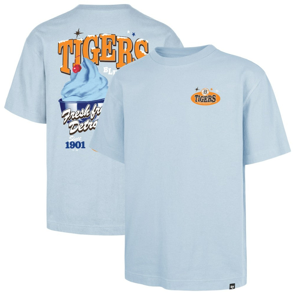 Detroit Tigers '47 Ice Cream Parlor Foundation T-Shirt - Light Blue T-shirts
