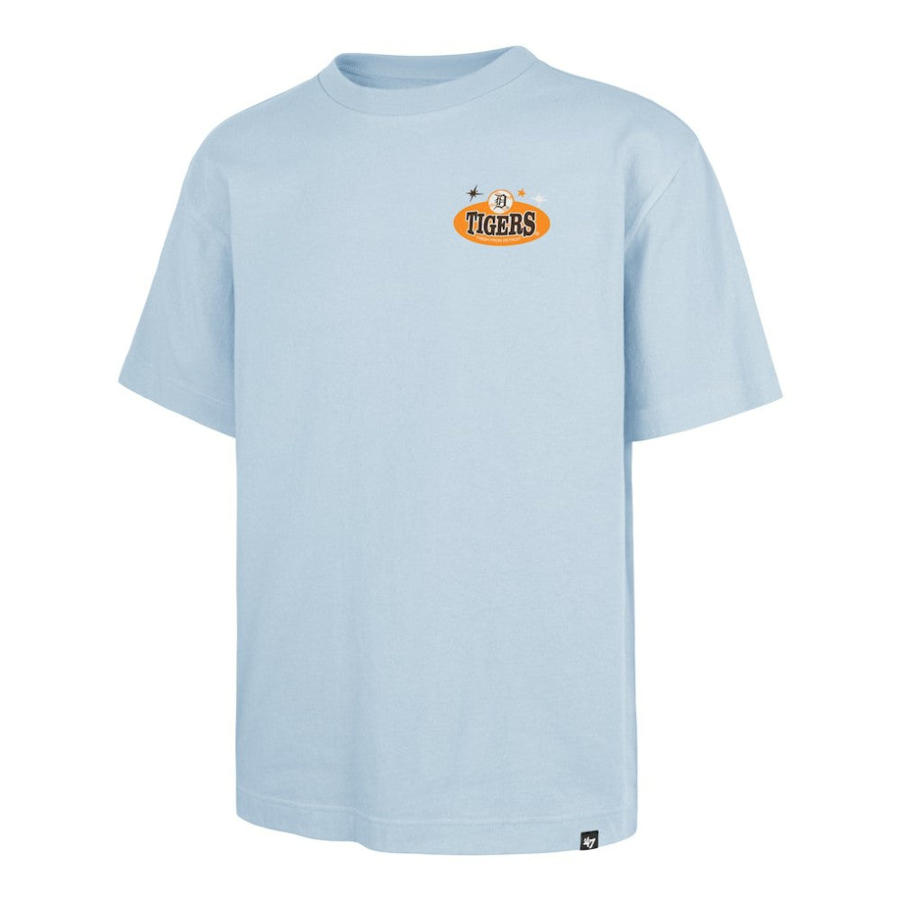 Detroit Tigers '47 Ice Cream Parlor Foundation T-Shirt - Light Blue T-shirts