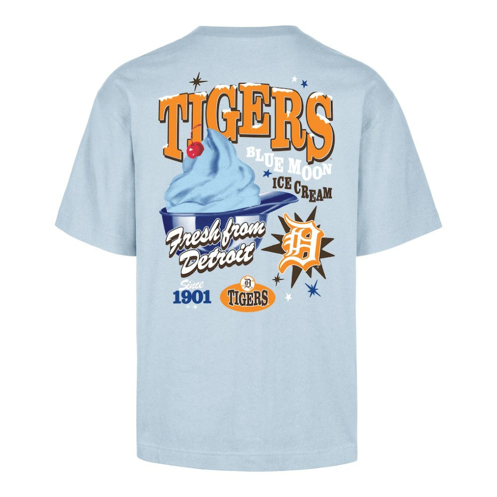 Detroit Tigers '47 Ice Cream Parlor Foundation T-Shirt - Light Blue T-shirts