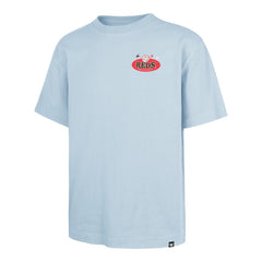 Cincinnati Reds '47 Ice Cream Parlor Foundation T-Shirt - Light Blue T-shirts