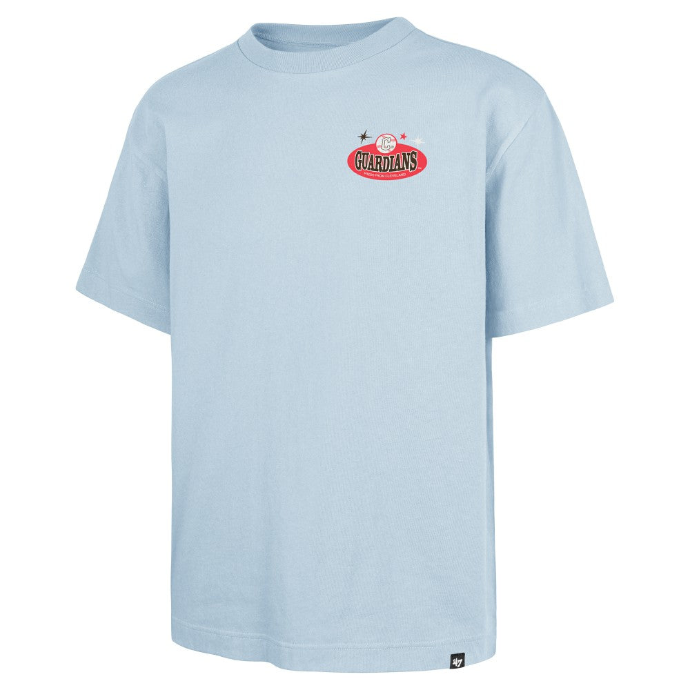 Cleveland Guardians '47 Ice Cream Parlor Foundation T-Shirt - Light Blue T-shirts