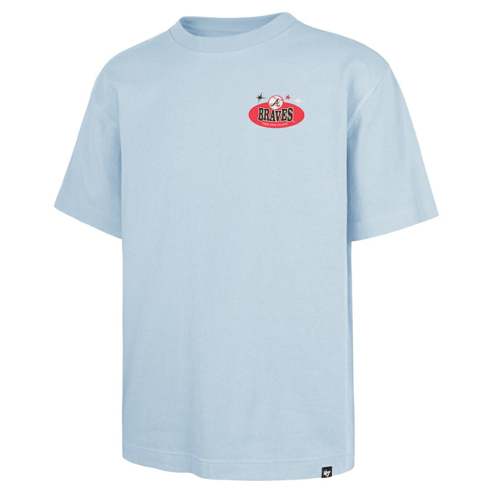Atlanta Braves '47 Ice Cream Parlor Foundation T-Shirt - Light Blue T-shirts