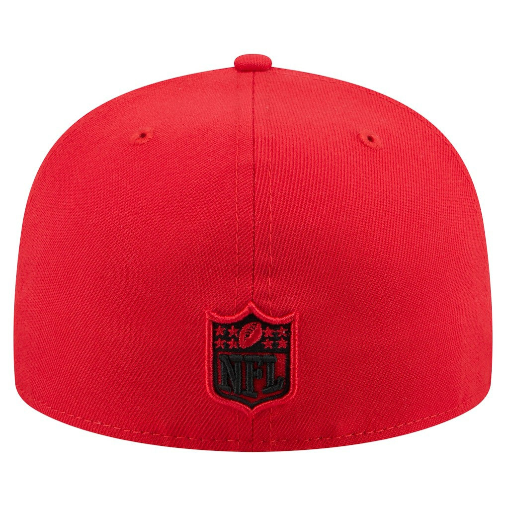 Kansas City Chiefs New Era State Stitch 59FIFTY Fitted Hat Red