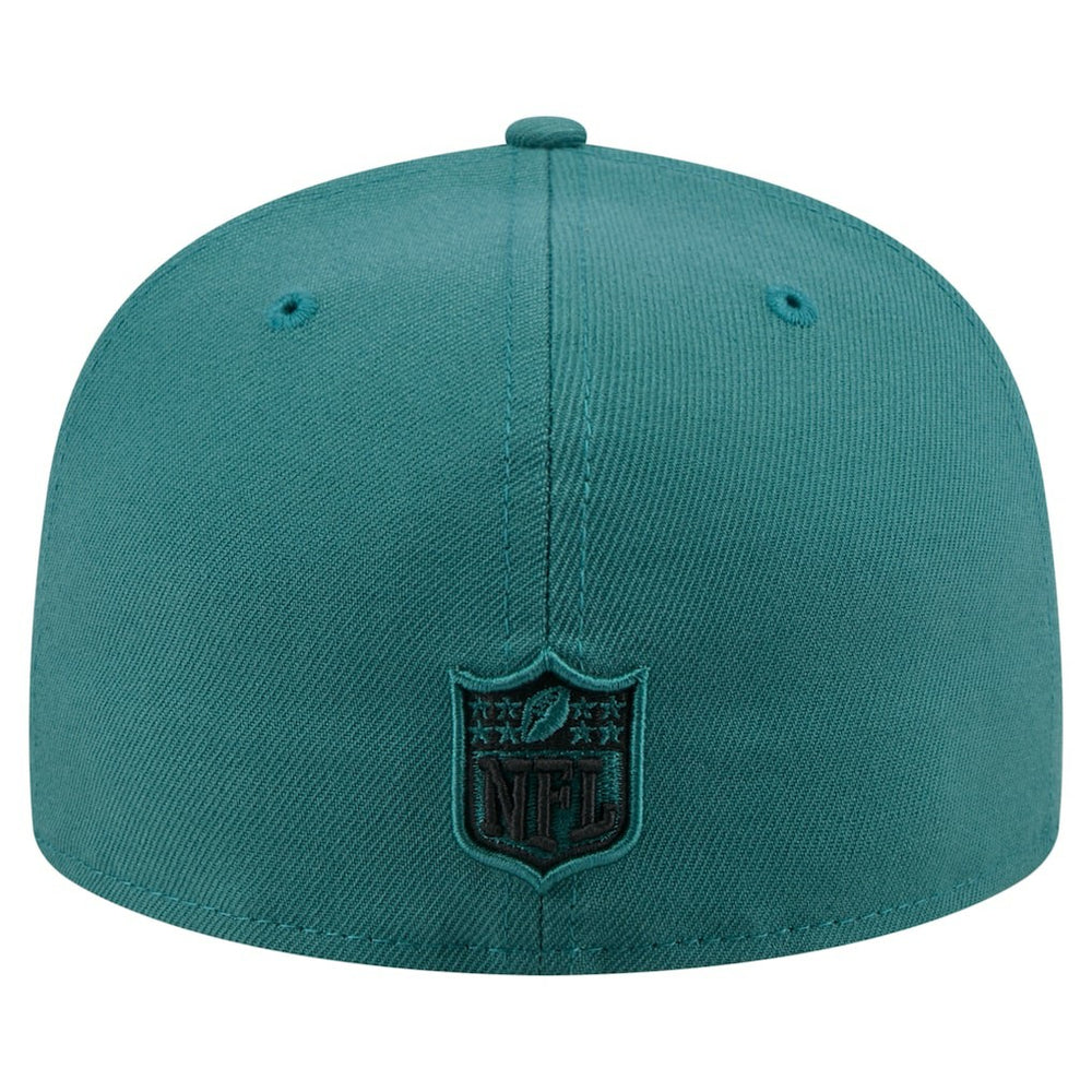 Philadelphia Eagles New Era State Stitch 59FIFTY Fitted Hat Midnight Green