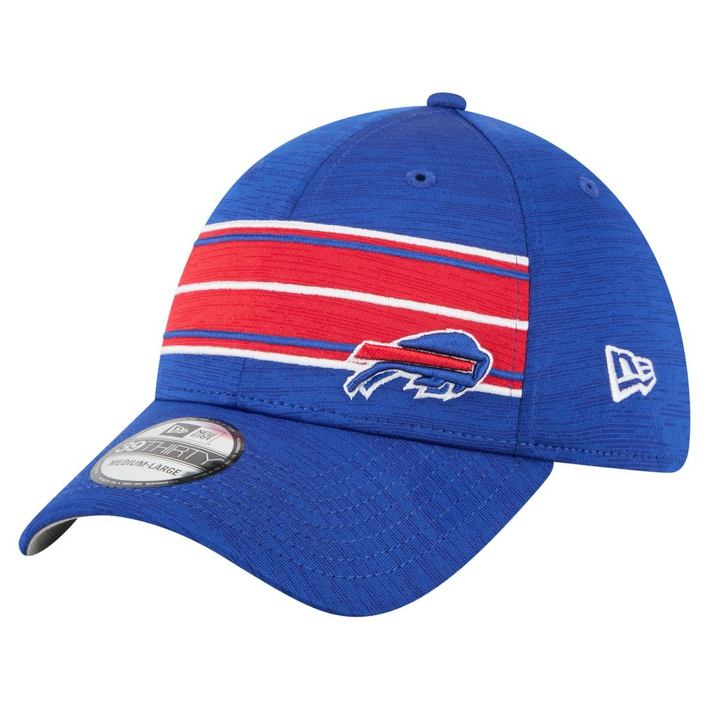 Buffalo Bills New Era Stripes 39THIRTY Flex Hat Royal