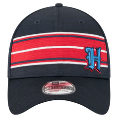 Houston Texans New Era Stripes 39THIRTY Flex Hat Navy