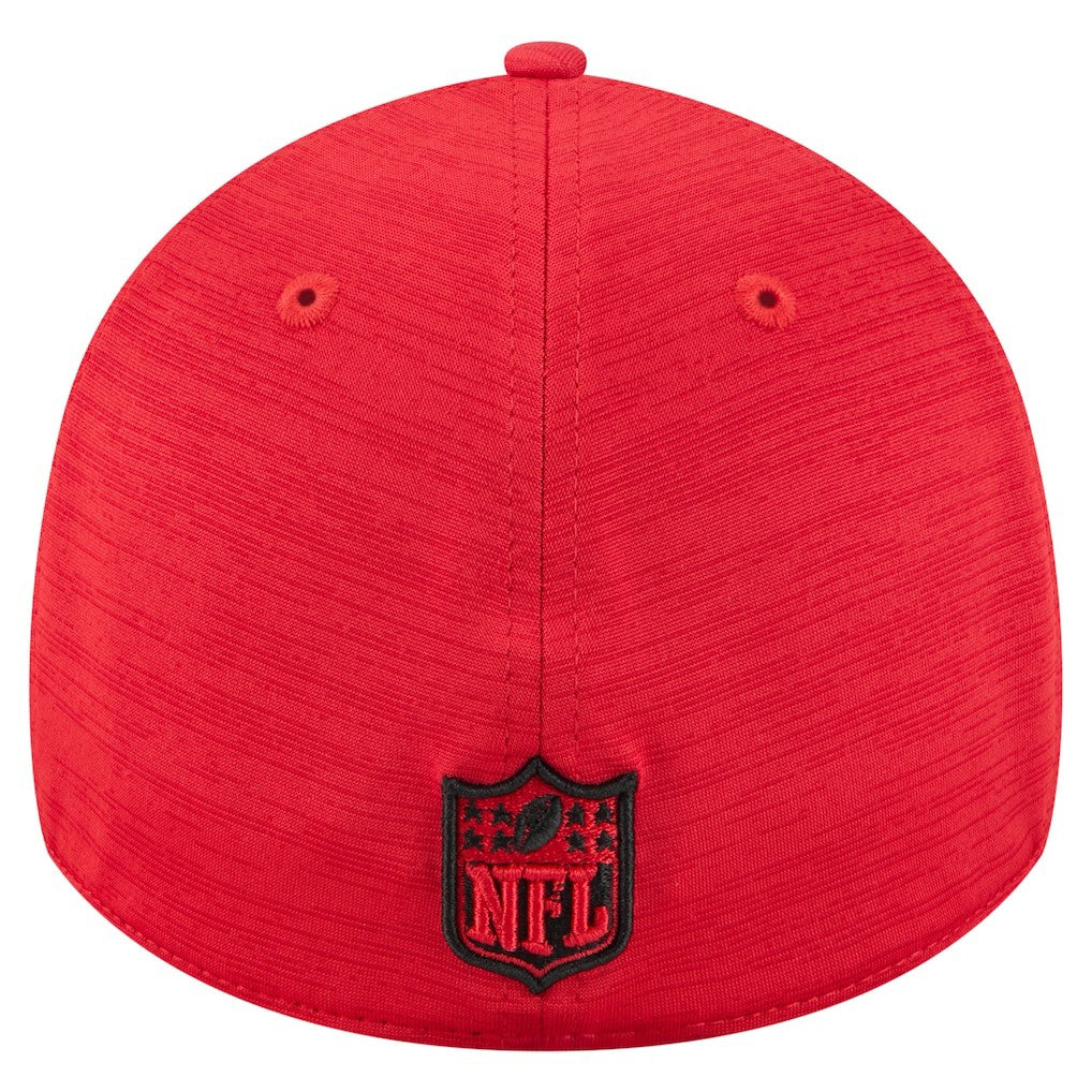 Kansas City Chiefs New Era Stripes 39THIRTY Flex Hat Red
