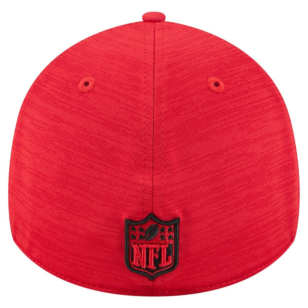 Kansas City Chiefs New Era Stripes 39THIRTY Flex Hat Red