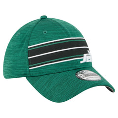 New York Jets New Era Stripes 39THIRTY Flex Hat Green
