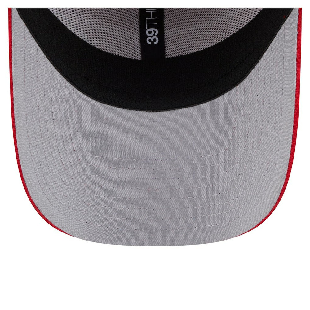 San Francisco 49ers New Era Stripes 39THIRTY Flex Hat Scarlet