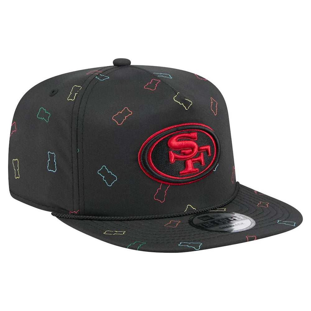 San Francisco 49ers New Era Gummy Golfer Snapback Hat Black