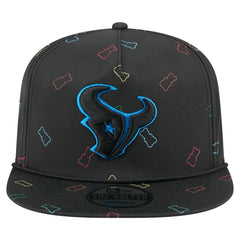 Houston Texans New Era Gummy Golfer Snapback Hat Black