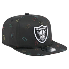 Las Vegas Raiders New Era Gummy Golfer Snapback Hat Black