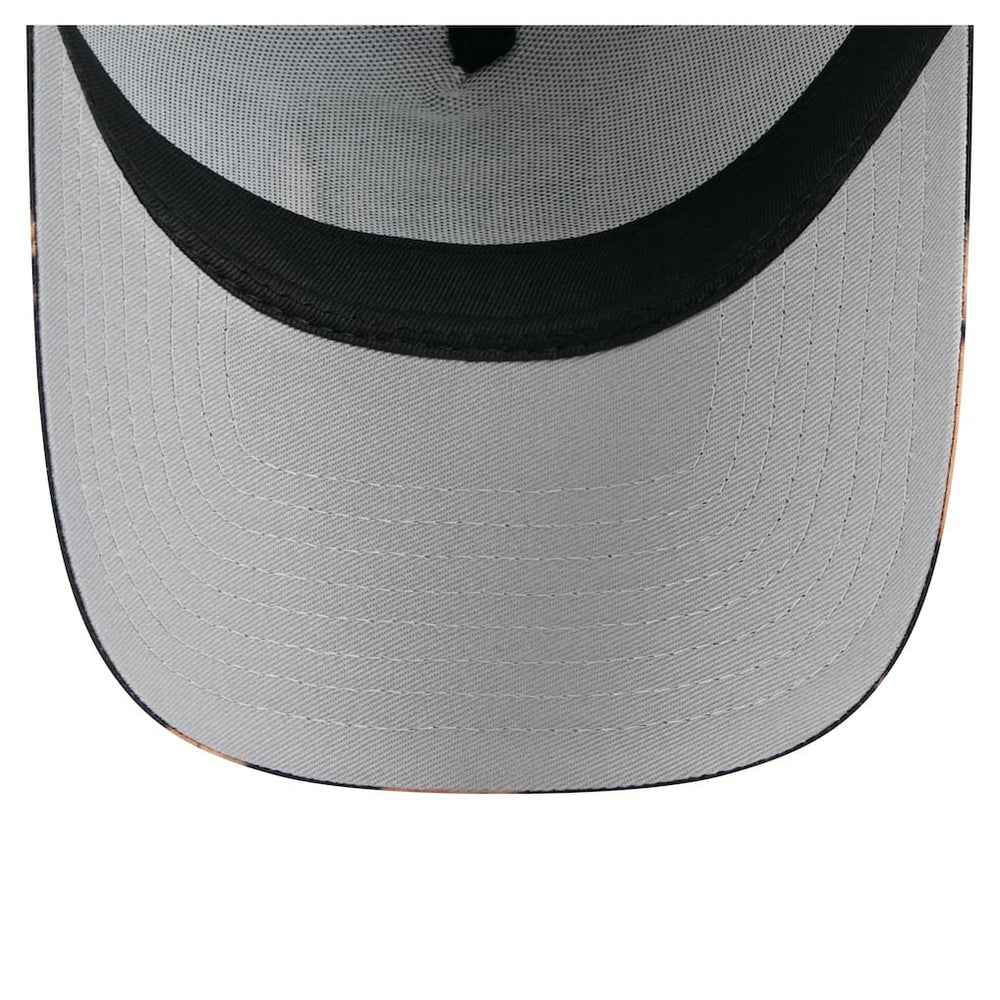 Cleveland Browns New Era Bleached A-Frame 9FORTY Trucker Adjustable Hat Black