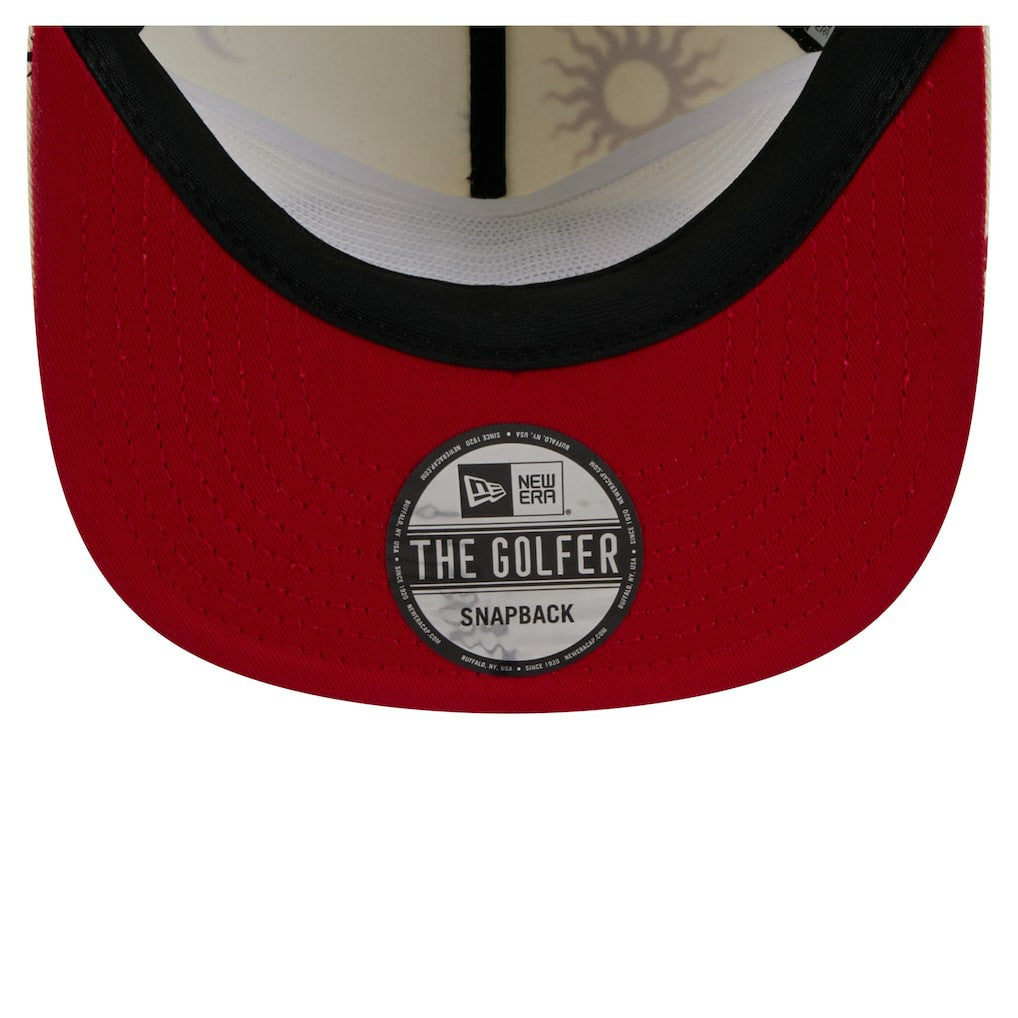 San Francisco 49ers New Era Celestial Golfer Snapback Hat Cream