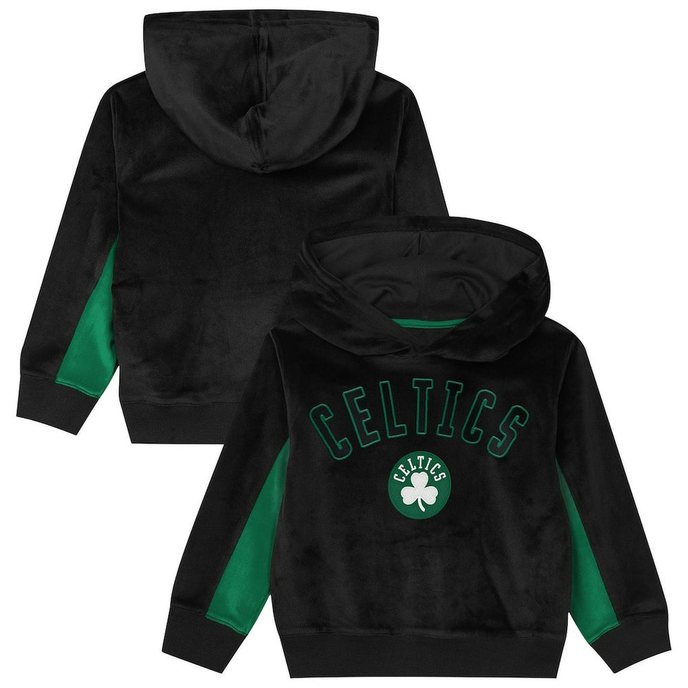 Boston Celtics Outerstuff Preschool Velour Hoodie Black
