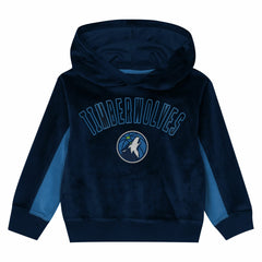 Minnesota Timberwolves Outerstuff Preschool Velour Hoodie Navy