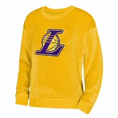Los Angeles Lakers Outerstuff Youth Girls Step Back Sweatshirt Gold