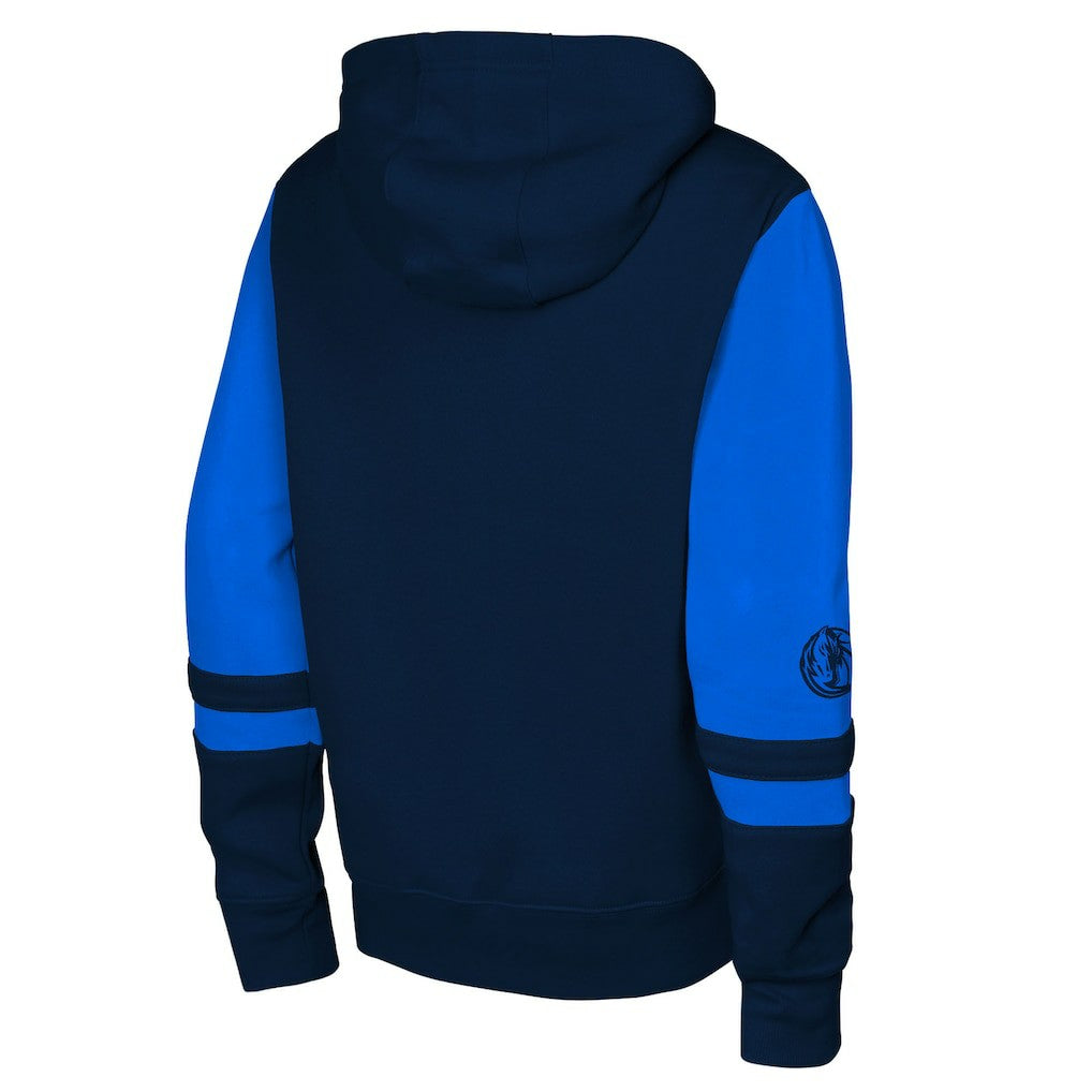 Dallas Mavericks Outerstuff Youth Straight to the League Full-Zip Hoodie Navy