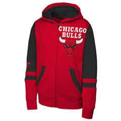 Chicago Bulls Outerstuff Youth Straight to the League Full-Zip Hoodie Red