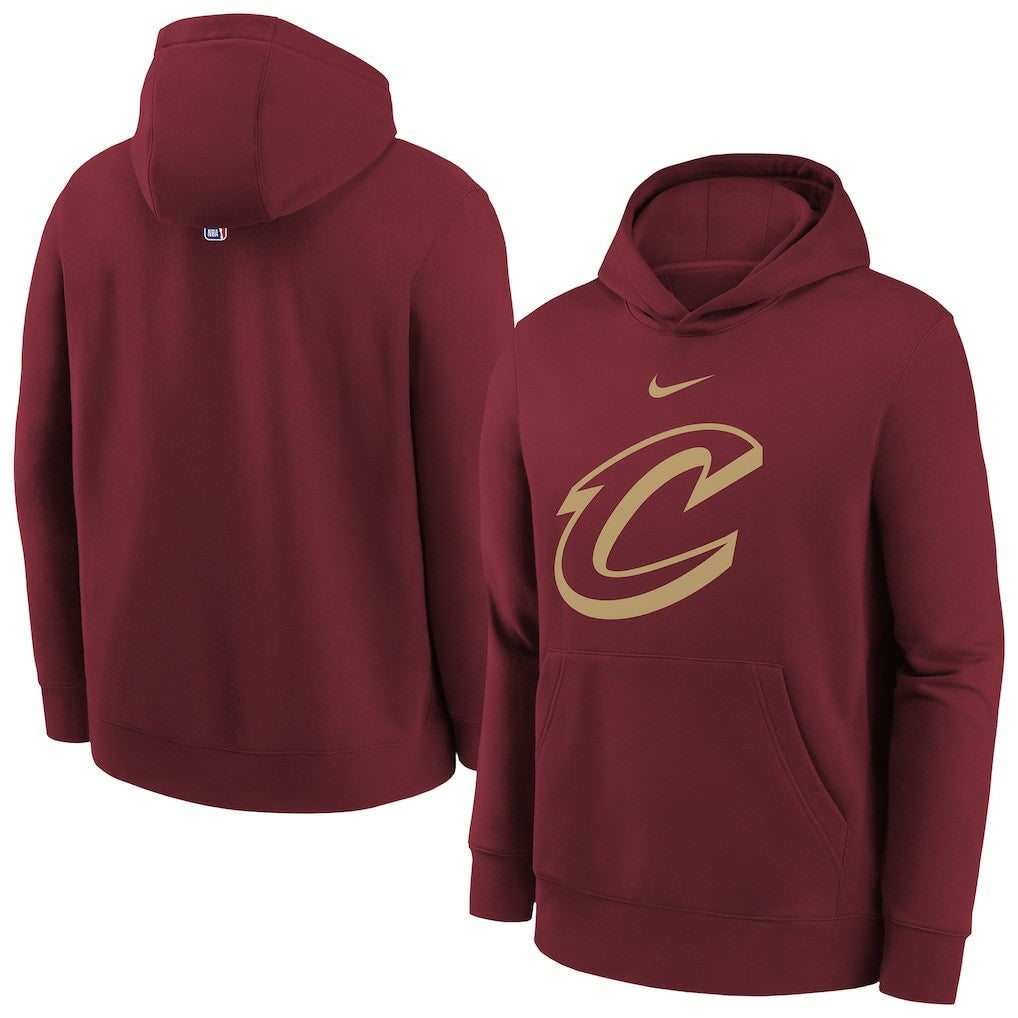 Cleveland Cavaliers Youth 2025/26 Club Fleece Hoodie Wine