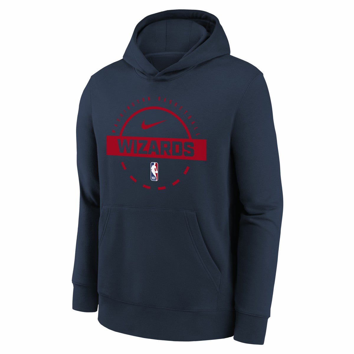 Washington Wizards Youth 2025/26 Club Fleece Practice Hoodie Navy